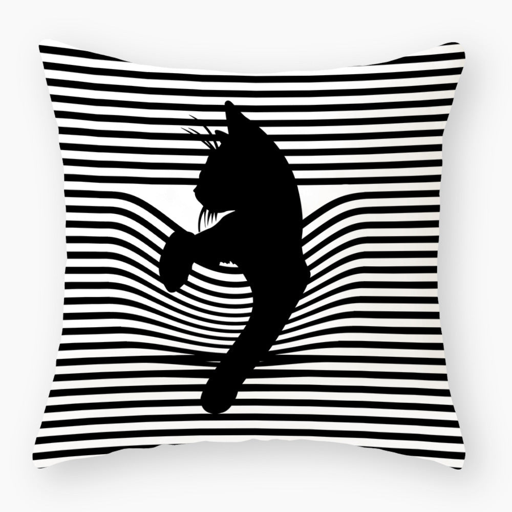Fashionable Cute Cat Light Peach Skin Pillowcase - Bellarte Enchanté Fashionable Cute Cat Light Peach Skin Pillowcase